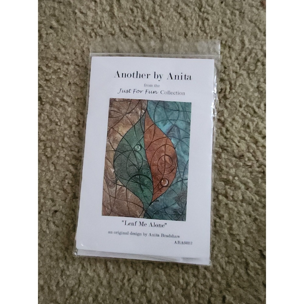 Another‎ By Anita Full-Sized Quilting Pattern LEAF ME ALONE  Wallhanging ABA6012